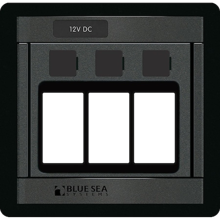 Blue Sea Systems Blue Sea Remote Control Switch - 360 Panel - 3 Blank 1520